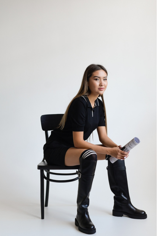 Поло из тонкого трикотажа